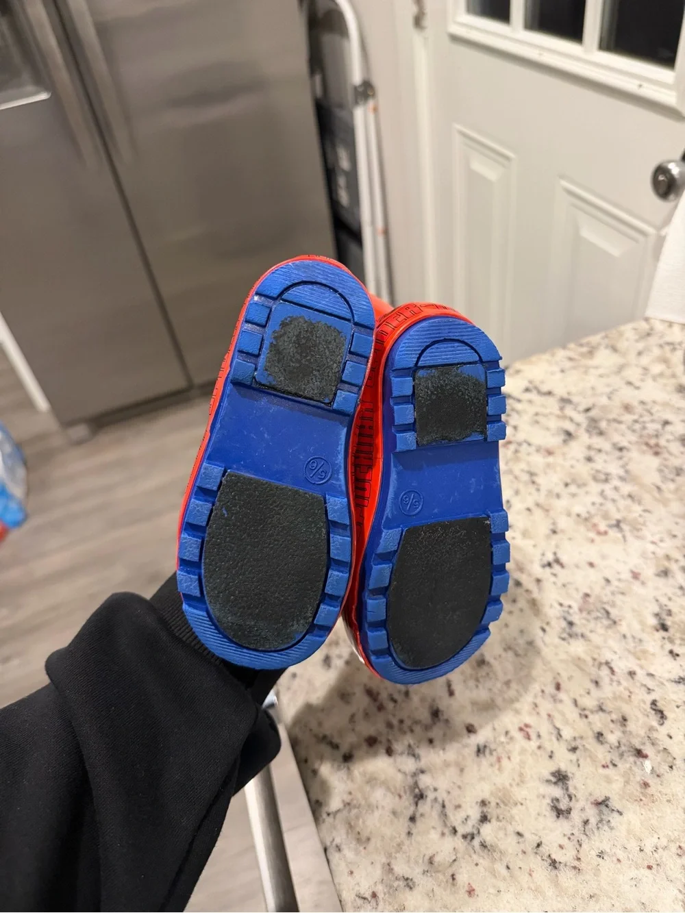 Spider-Man Blue & Red Kids Rain Boots